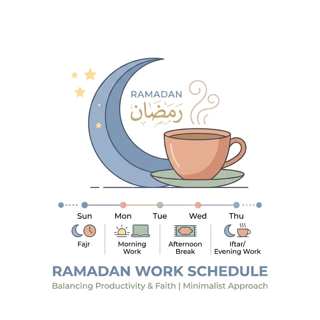 Ramadan on a Work and School Calendar: Dates, Shifts, and Planning